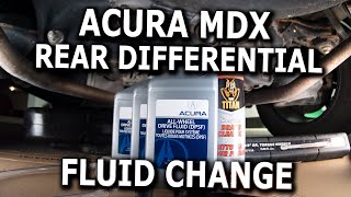 Acura MDX Rear Differential Fluid change DIY by Acura Addicted 71,542 views 4 years ago 10 minutes, 8 seconds