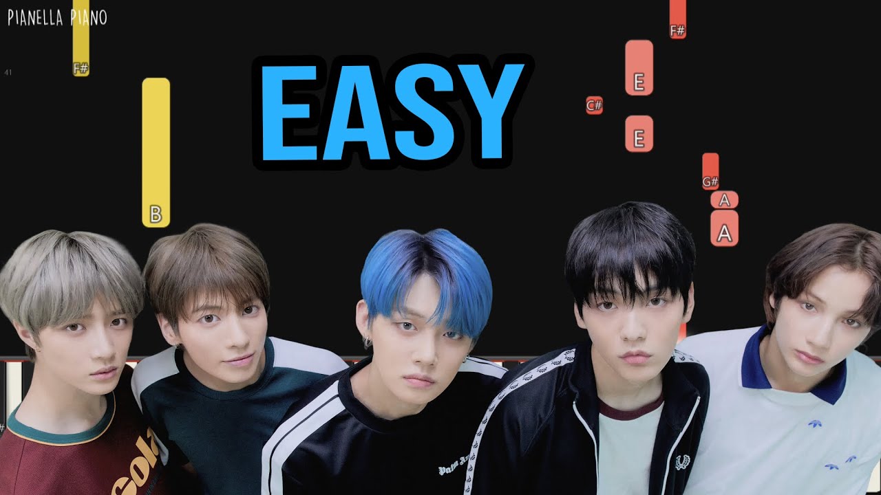 TXT - Beautiful Strangers | EASY Piano Tutorial by Pianella Piano