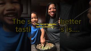 The secret to better tasting dishes is? cookingathome cookinghacks cookingsecrets motherson