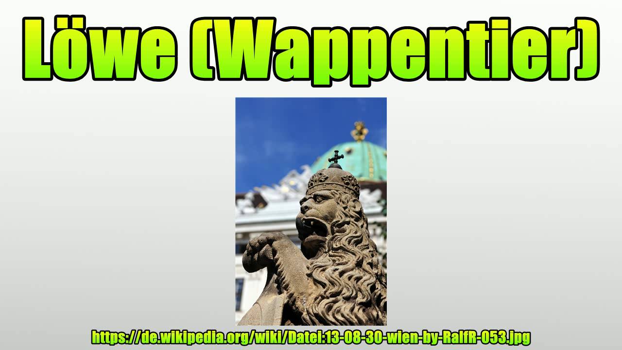 Löwe (Wappentier)