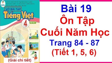Vở Bài Tập Tiếng Việt Lớp 4 Bài 19 | Ôn Tập Cuối Năm Học | Trang 84 - 87 | Cánh Diều | Tiết 1, 5, 6