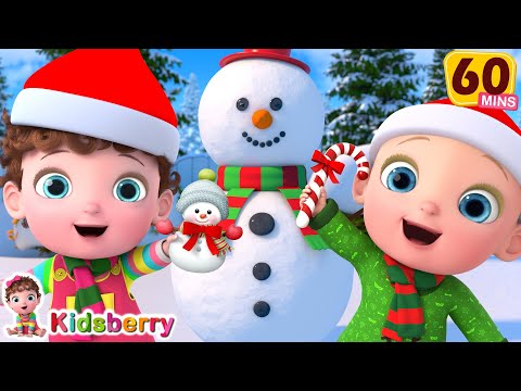 Snow Man Song for Kids ❄️☃️ | New Year Nursery Rhyme | Nursery Rhymes & Baby Songs - Kidsberry