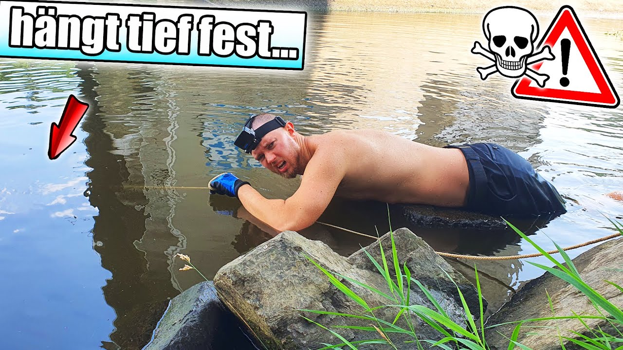 MAGNETFISCHEN endet in einer KATASTROPHE! (Magnet bleibt extrem stark hängen)