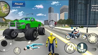 Spider Rope Hero Gangster Vegas Crime Simulator Enjoy New Update #28- Android Gameplay screenshot 5