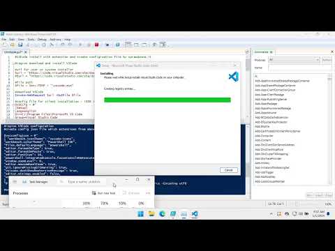 How to download VSCode with PowerShell, silent install, add extensions and configure? sprawdzone.it