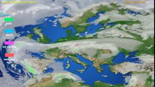 Precipitation forecast Europe // modelrun: 00h UTC 2020-03-20
