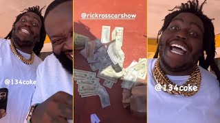 Rick Ross Gives One Of His Winners Of His Car Show $150,000 In Cash ‘You’re Bo$$ Now Bro’ Net Worth