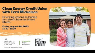 Webinar: Clean Energy Credit Union with Terri Mickelsen