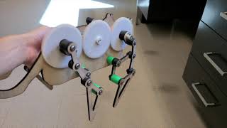 Prototype Four Legged Mechanical Walker