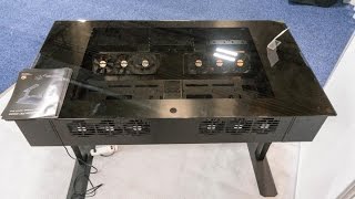 Lianli Shows Dualsystem Dk05 Allnew Standing Desk Chassis First Look At Ces 2017 Price 1499 Usd