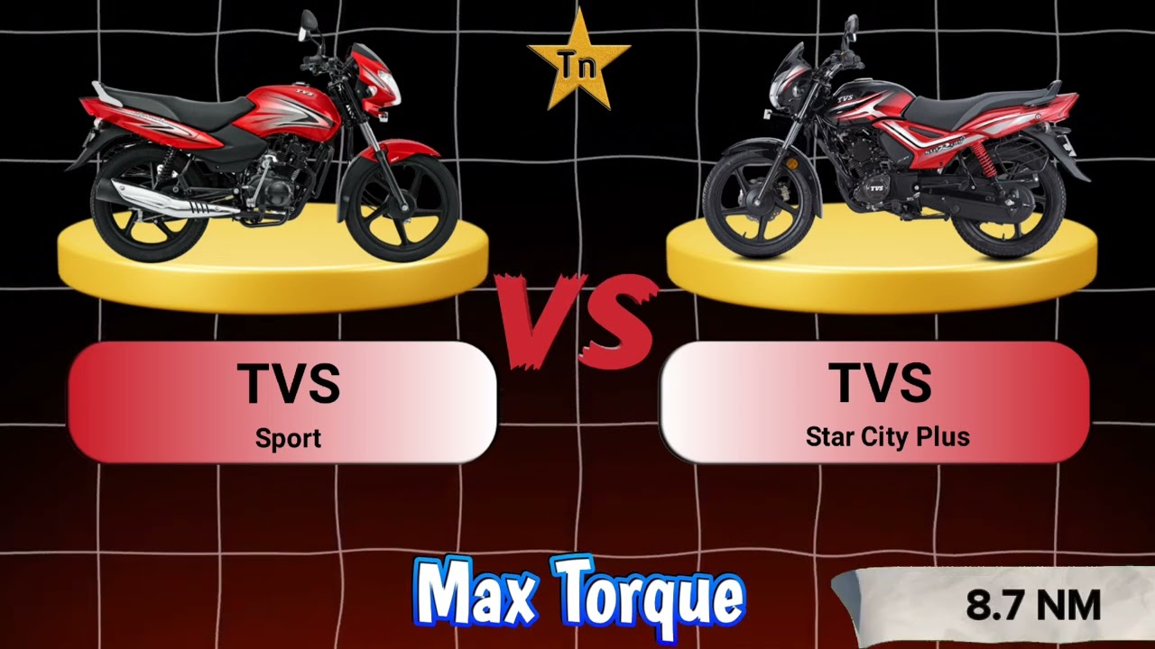 TVS Sport Vs TVS Star City Plus 