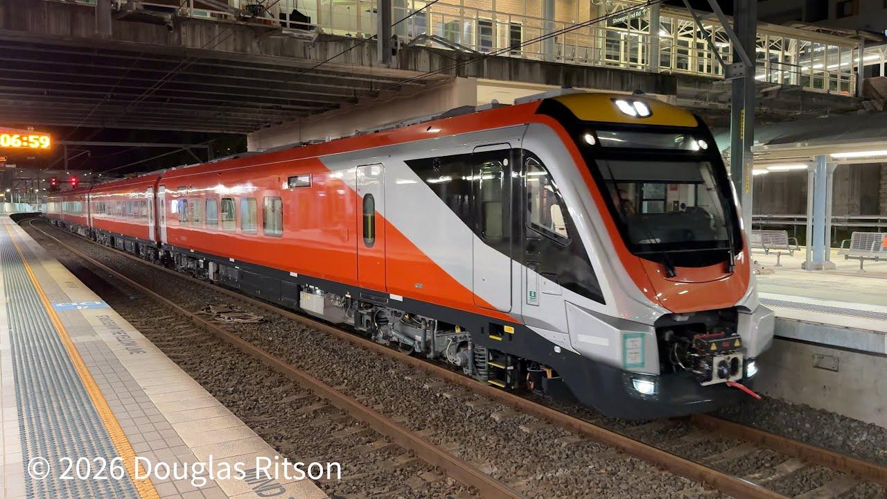 NY92, NY93 - NRF testing between Gosford and Morisset. Gosford 0102, 0105 20/2/26