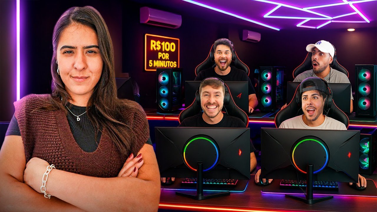 ABRI UMA LAN HOUSE PROFISSIONAL - 100 REAIS POR 5 MINUTOS NO COMPUTADOR