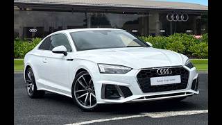 Approved Used Audi A5 Coup- S line 35 TFSI 150 PS S tronic in Ibis White - PY72AWW