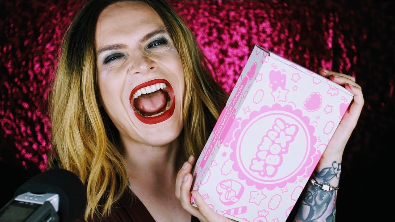 АСМР РАСПАКОВКА ПОСЫЛКИ С СЕКРЕТОМ ИЗ ЯПОНИИ KAWAII BOX ЧТО ВНУТРИ?