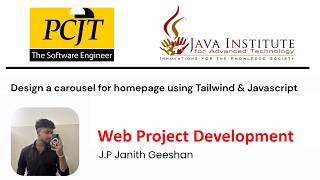 Design a carousel for homepage using Tailwind & Javascript