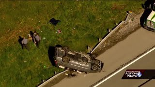 Rollover crash on Pennsylvania Turnpike near Cranberry