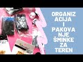 Organizacija i pakovanje šminke - spremanje kofera za teren