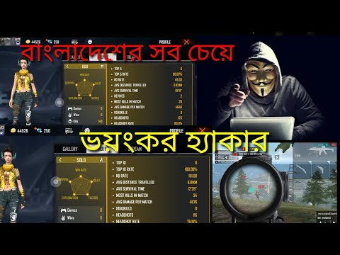 #Hacker, Free Fire Hacker//Gameplay with Bangladeshi ...