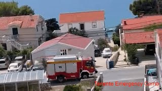 Prolaz Vatrogasno Novalja U Sireni Paggio Autopompa Vvf Novaglia In Sirena