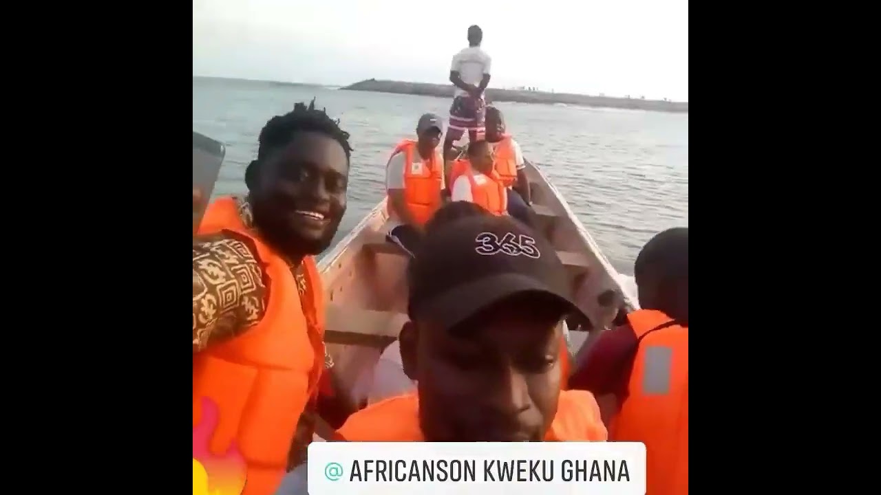 boat trip at  Elmina, Ghana. 