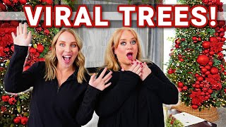 VIRAL TREES! DECORATE WITH US! CAN WE DO IT?