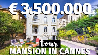 Mansion In Cannes mansion With Brandnew Interiors  3500000 