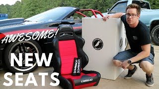 Racing Seats Install!! Corbeau LG1