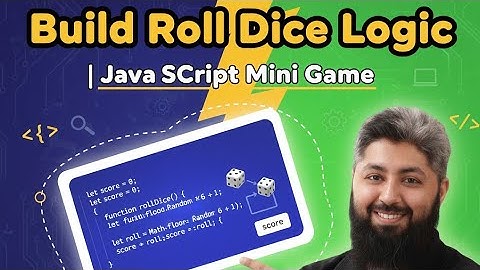 Roll Dice Game Logic 🎲 | JavaScript DOM Manipulation Explained