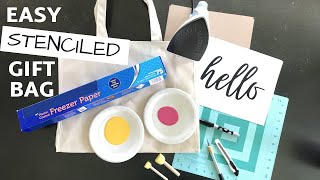 Teacher Appreciation | Stencil A Gift Bag To Surprise Your Favorite Teacher!