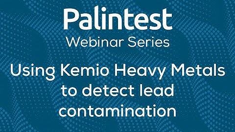 Using Kemio Heavy Metals to monitor lead contamination