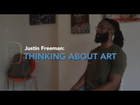 Justin Freeman Rapper Justin Freeman: Thinking About Art - YouTube