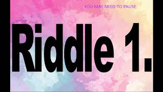 Riddle Time
