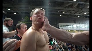 ДАЙ ЛЕЩА! В МОСКВЕ ПРОШЕЛ ЛЮТЫЙ ЧЕМПИОНАТ ПО ПОЩЕЧИНАМ. ВЫРУБИЛ С ПОЩЕЧИНЫ..