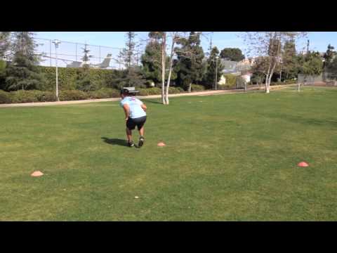 Agility Drills: 3 Cone w Shuffles to Back Pedal | Sweat City Athletic Performance Training