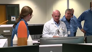 Senator Kelly tours Benchmark Electronics amid tariff concerns