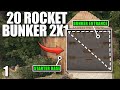 I BUILT A 20 ROCKET 2X1 WITH A BUNKER ENTRANCE ON WIPE DAY | Solo Rust