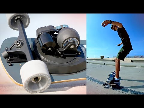 The electric skateboard that moves like a snowboard (Summerboard review)