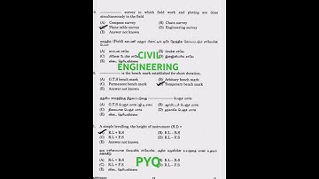 SURVEYING PYQ |FIELD SURVEYOR & DRAFTSMAN EXAM 2025|ITI & DIPLOMA &BE CIVIL#TNPEC SURVEYOR EXAM