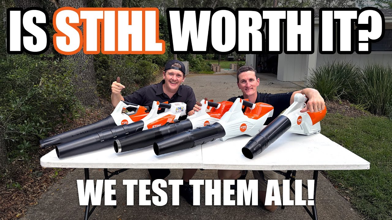 Лучшие аккумуляторные воздуходувки 2025 года: Stihl Showdown! 🔋💨 (BGA30 против BGA57 против BGA60...