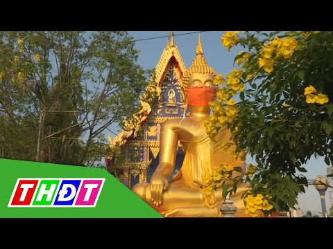 Video Thái Lan: Đeo khẩu trang cho tượng phật | THDT - youtube