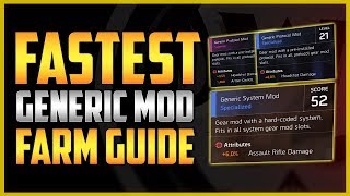 the division gear mods list the division gear mods list