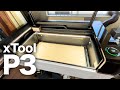xToolの最新CO2レーザー加工機 P3を開封してセットアップ！/ Unboxing and setting up xTool CO2 laser P3!