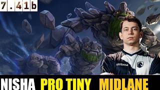 🤯 NISHA  [ TINY ] MID 7.41b - DOTA 2 HIGHEST MMR MATCH#dota2   #dota2gameplay