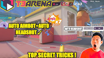 How To Get Better Aimbot+Auto headshot !!Tips And Tricks in T3 Arena