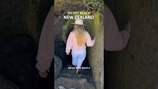 New Zealand’s SECRET Beach 🤯 #nztravel #newzealand #travelnewzealand #dunedin #newzealandtravel