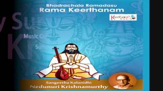 The album of : bhadrachala ramadasu rama keerthanam music composed by
dr.nedunuri krishnamurthy song name ninu bonichedana singer sangeetha
kala, rajya...