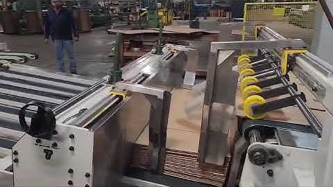 High Speed Computerized Automatic Folder Gluer Stitcher Machine #Stitcher #Foldergluer #Stitching