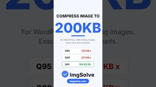 Compress Image to Exactly 200 KB — Free Online Image Compressor