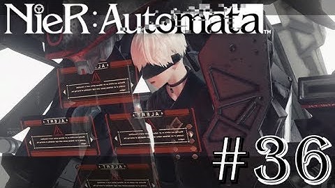 NieR: Automata (PS4) - Chapter 05-02 - Part 36 - Flooded City Recon: A Scanner